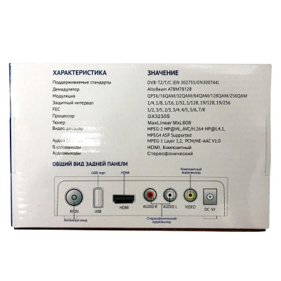 Кабельный/Эфирный ресивер Oriel 415D DVB-C/T2 Кабельный/Эфирный ресивер Oriel 415D DVB-C/T2