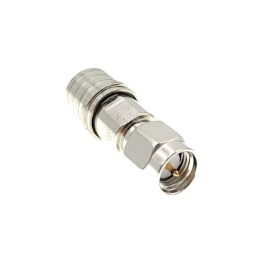 Переходник QMA-male-SMA-male