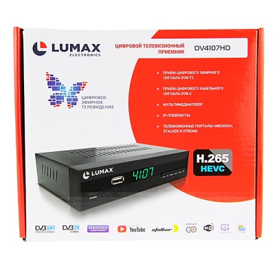 Цифровая приставка Lumax DV4107HD DVB-C/T2